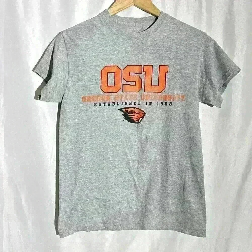 Oregon State University T Shirt‎ Light Grey *Please See Measurements *